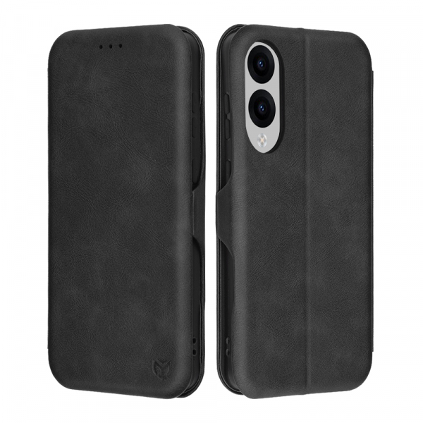 Husa pentru Samsung Galaxy S25 Edge S937, Techsuit, Safe Wallet Plus, Neagra
