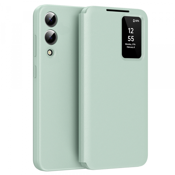 Husa pentru Samsung Galaxy S25 Edge S937, Techsuit, SmartView, Verde