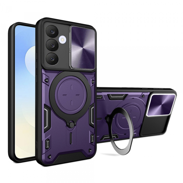 Husa pentru Samsung Galaxy S25 FE, Techsuit, CamGuard Pro, Mov