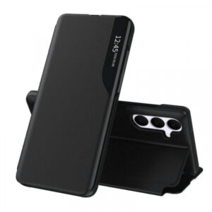Husa pentru Samsung Galaxy S25 FE, Techsuit, eFold, Neagra