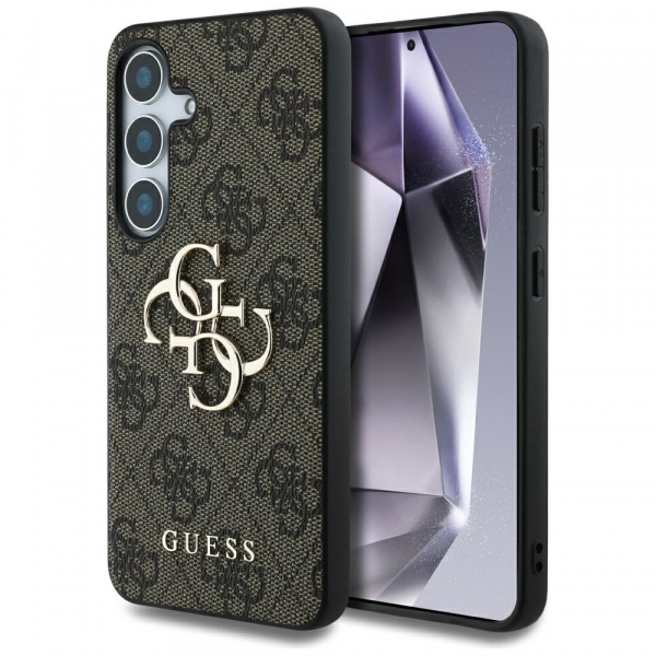 Husa pentru Samsung Galaxy S25+ S936, Guess, 4G Big Logo, Maro