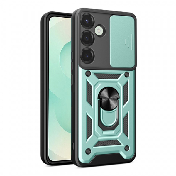 Husa pentru Samsung Galaxy S25+ S936, Techsuit, CamShield, Verde