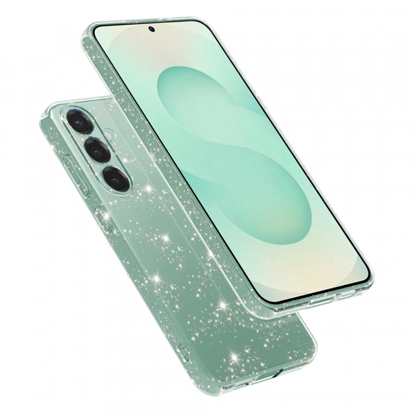 Husa pentru Samsung Galaxy S25+ S936, Techsuit, SparkleSkin, Transparenta