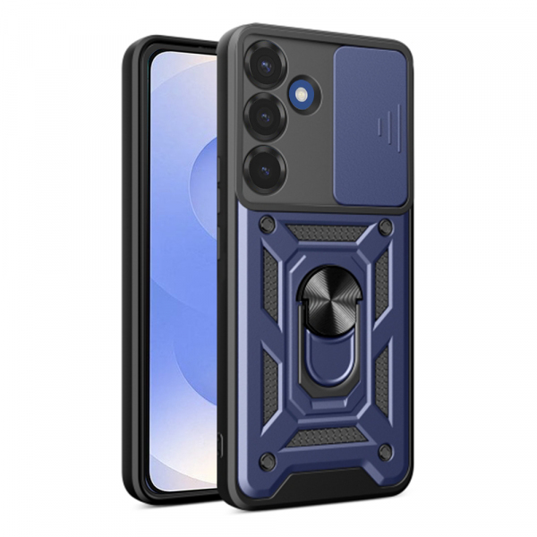 Husa pentru Samsung Galaxy S25 S931, Techsuit, CamShield, Albastra