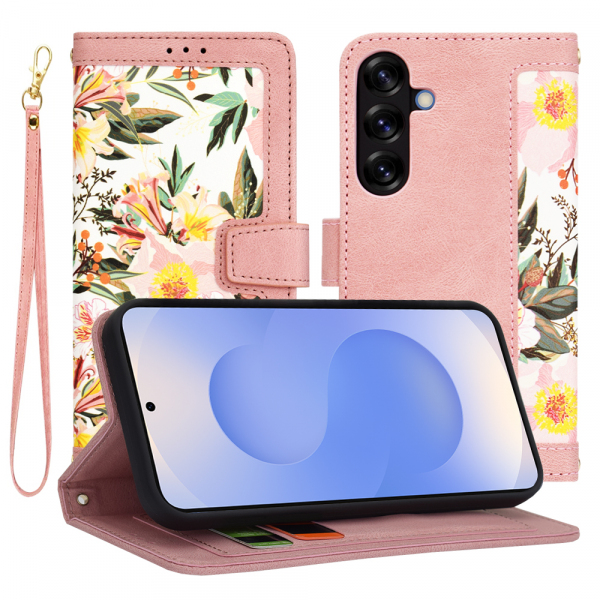 Husa pentru Samsung Galaxy S25 S931, Techsuit, FlipCraft, Roz