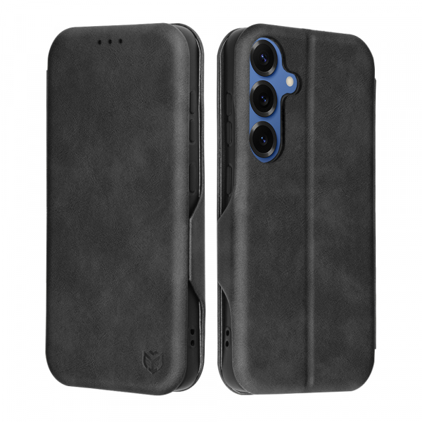 Husa pentru Samsung Galaxy S25 S931, Techsuit, Safe Wallet Plus, Neagra