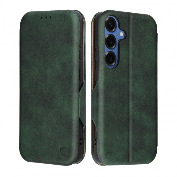 Husa pentru Samsung Galaxy S25 S931, Techsuit, Safe Wallet Plus, Verde