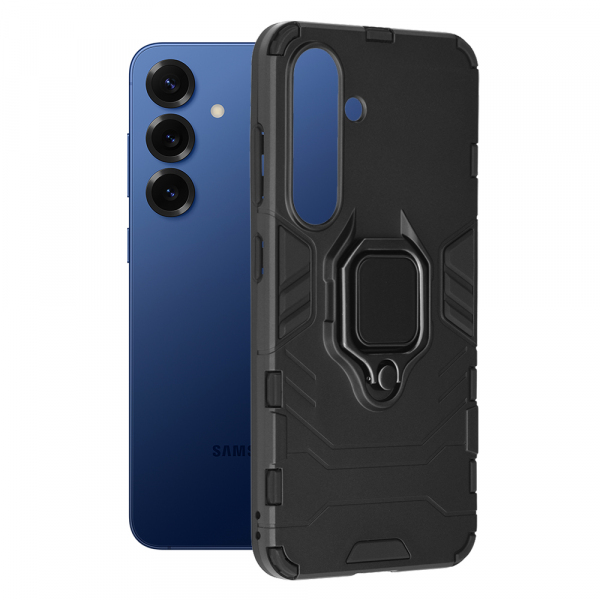 Husa pentru Samsung Galaxy S25 S931, Techsuit, Shield, Neagra