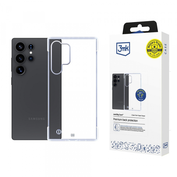 Husa pentru Samsung Galaxy S25 Ultra S938, 3MK, Just20g, Transparenta
