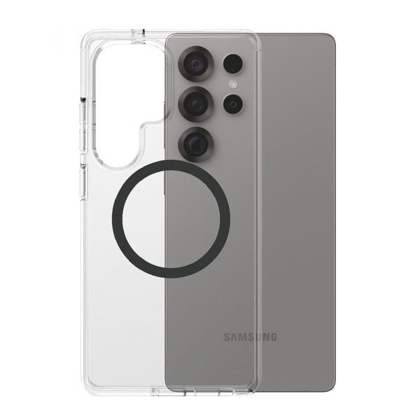 Husa pentru Samsung Galaxy S25 Ultra S938, PanzerGlass, Care Urban Combat, Transparenta Neagra
