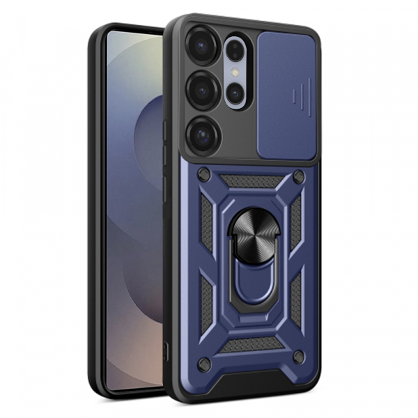 Husa pentru Samsung Galaxy S25 Ultra S938, Techsuit, CamShield, Albastra