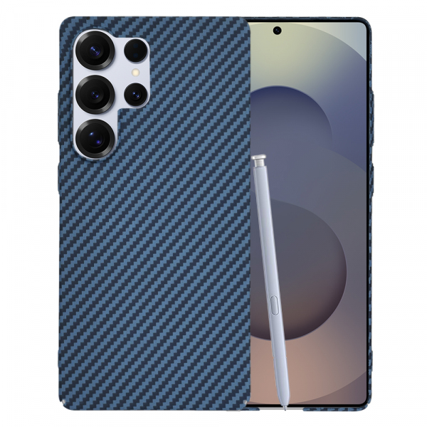 Husa pentru Samsung Galaxy S25 Ultra S938, Techsuit, Carbonite FiberShell, Turcoaz