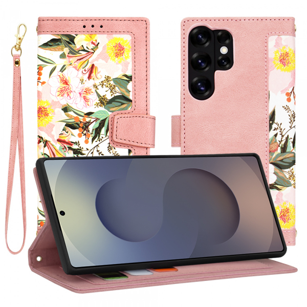 Husa pentru Samsung Galaxy S25 Ultra S938, Techsuit, FlipCraft, Roz