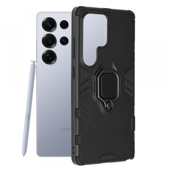 Husa pentru Samsung Galaxy S25 Ultra S938, Techsuit, Shield, Neagra