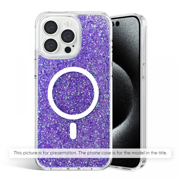 Husa pentru Samsung Galaxy S25 Ultra S938, Techsuit, Sparkly Glitter, Mov