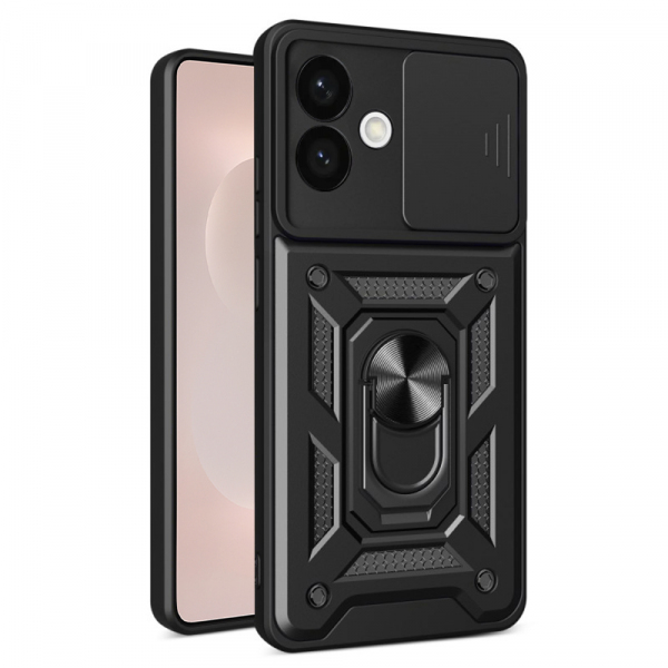 Husa pentru Samsung Galaxy S26 Plus S947, Techsuit, CamShield, Neagra