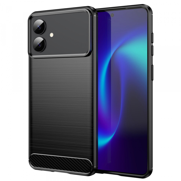 Husa pentru Samsung Galaxy S26 Plus S947, Techsuit, Carbon, Neagra