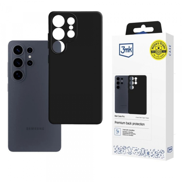 Husa pentru Samsung Galaxy S26 Ultra S948, 3MK, Pro, Neagra Mata