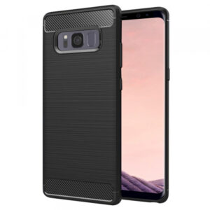 Husa pentru Samsung Galaxy S8+ G955, Techsuit, Carbon, Neagra