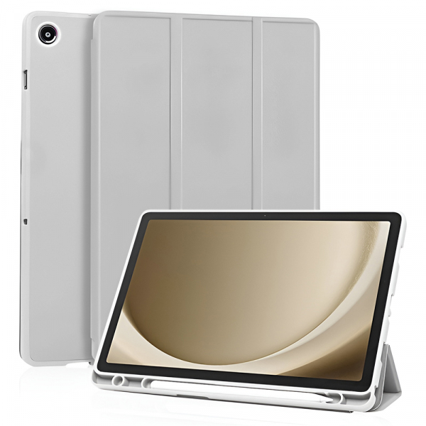 Husa pentru Samsung Galaxy Tab A11+ / Tab A9+, Techsuit, Flex Trifold, Gri
