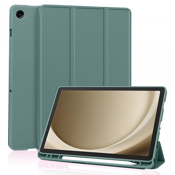 Husa pentru Samsung Galaxy Tab A11+ / Tab A9+, Techsuit, Flex Trifold, Verde