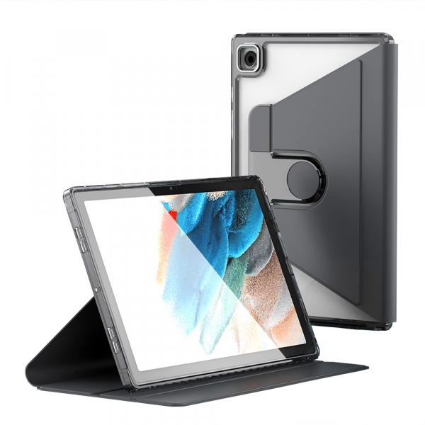 Husa pentru Samsung Galaxy Tab A8 10.5 (2021), Techsuit, Crystal Vision, Neagra