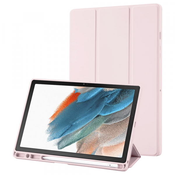 Husa pentru Samsung Galaxy Tab A8 10.5 (2021), Techsuit, Flex Trifold, Roz