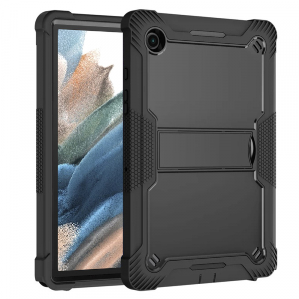 Husa pentru Samsung Galaxy Tab A8 10.5 (2021), Techsuit, Rugged TabShell, Neagra