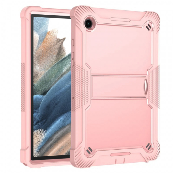 Husa pentru Samsung Galaxy Tab A8 10.5 (2021), Techsuit, Rugged TabShell, Roz