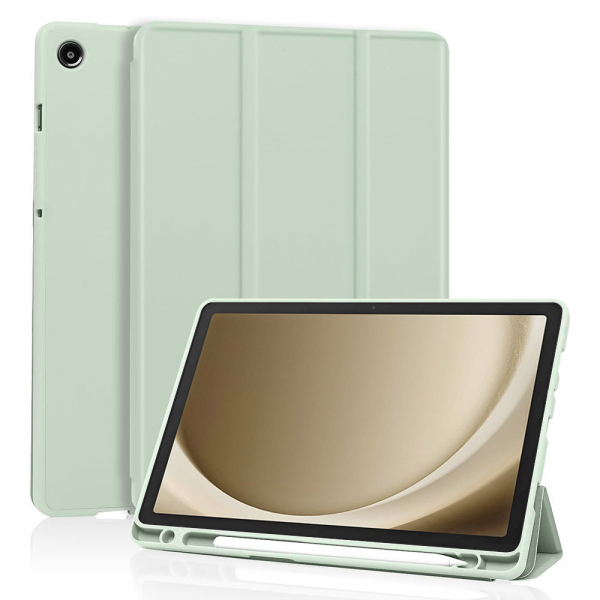 Husa pentru Samsung Galaxy Tab A11 / Tab A9, Techsuit, Flex Trifold, Verde Matcha
