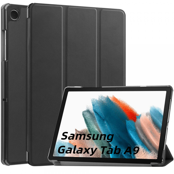 Husa pentru Samsung Galaxy Tab A11 / Tab A9, Techsuit, FoldPro, Neagra