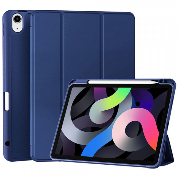 Husa pentru Samsung Galaxy Tab S10 FE+, Techsuit, Flex Trifold, Bleumarin