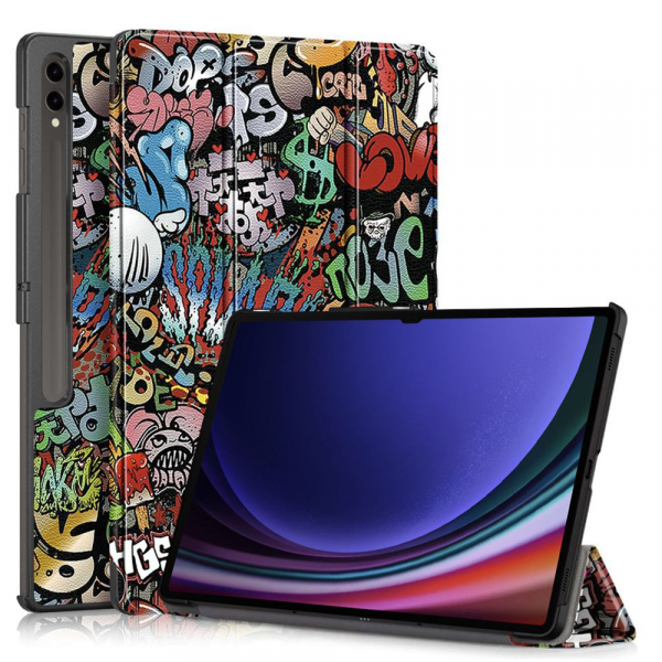 Husa pentru Samsung Galaxy Tab S10 Ultra / Tab S9 Ultra, Techsuit, FoldPro Urban Vibe, Multicolor