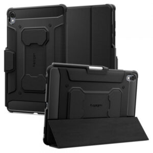Husa pentru Samsung Galaxy Tab S11, Spigen, Rugged Armor Pro, Neagra ACS10149