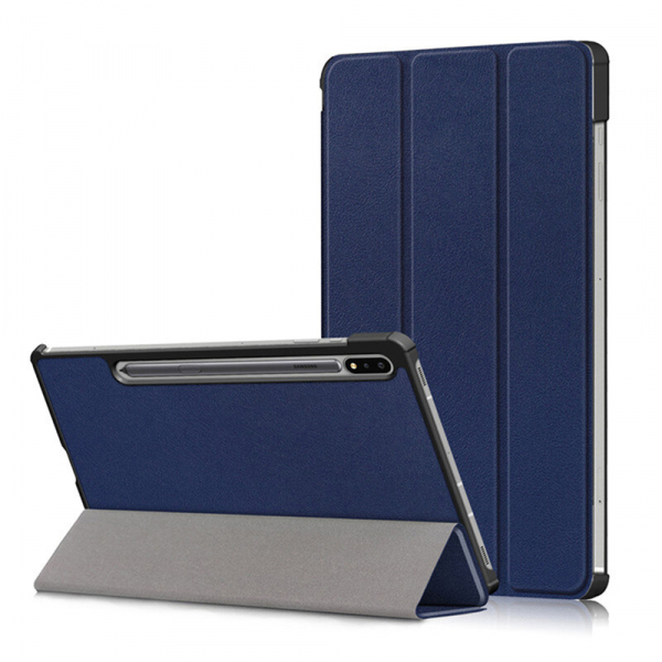 Husa pentru Samsung Galaxy Tab S8 / Tab S7 T875 / Tab S7 T870, Techsuit, FoldPro, Albastra
