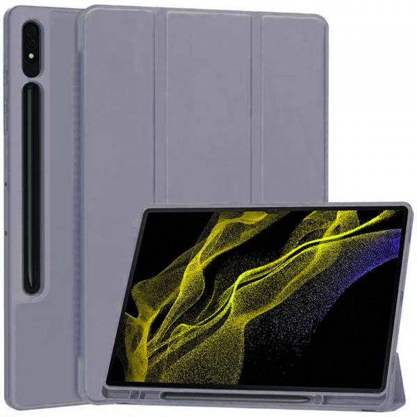 Husa pentru Samsung Galaxy Tab S8 Ultra, Techsuit, Flex Trifold, Mov
