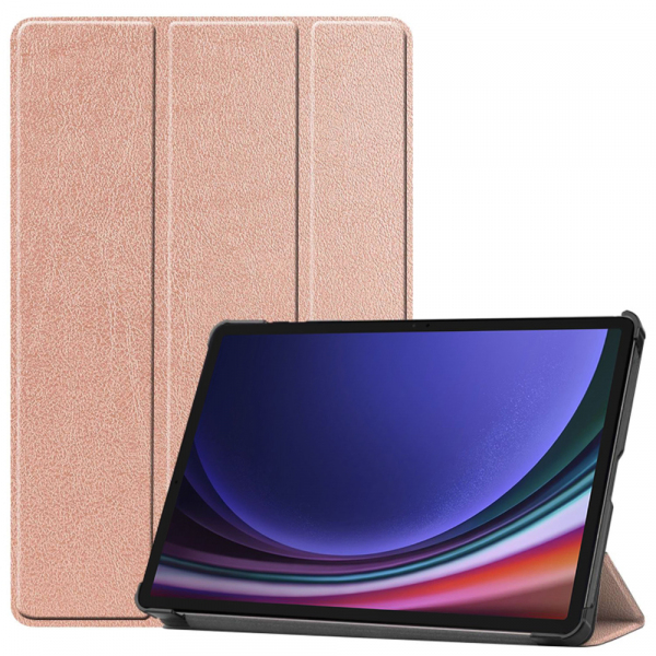 Husa pentru Samsung Galaxy Tab S9 FE / Tab S9 / Tab S10 FE, Techsuit, FoldPro, Roz