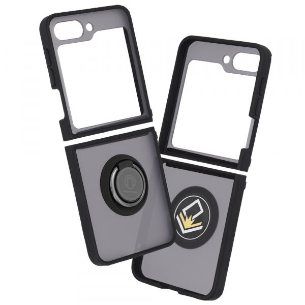 Husa pentru Samsung Galaxy Z Flip5 F731, Techsuit, Glinth, Neagra