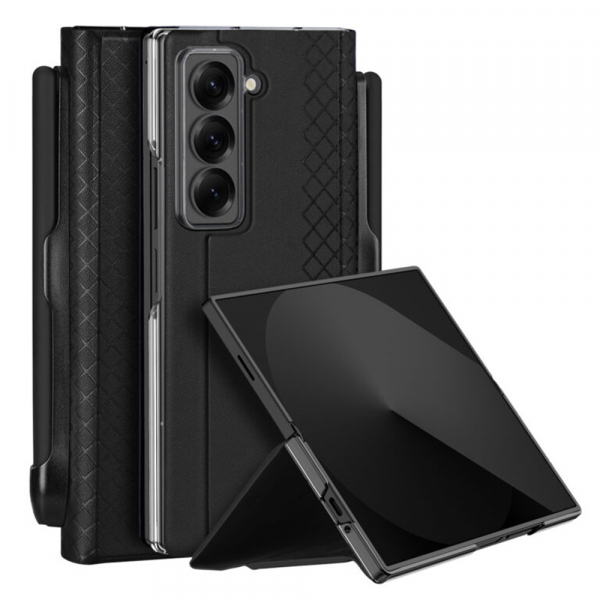 Husa pentru Samsung Galaxy Z Fold Special, DUX DUCIS, Bril with Pencil Holder, Neagra