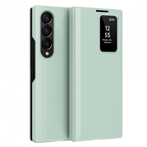 Husa pentru Samsung Galaxy Z Fold4 F936, Techsuit, SmartView, Verde