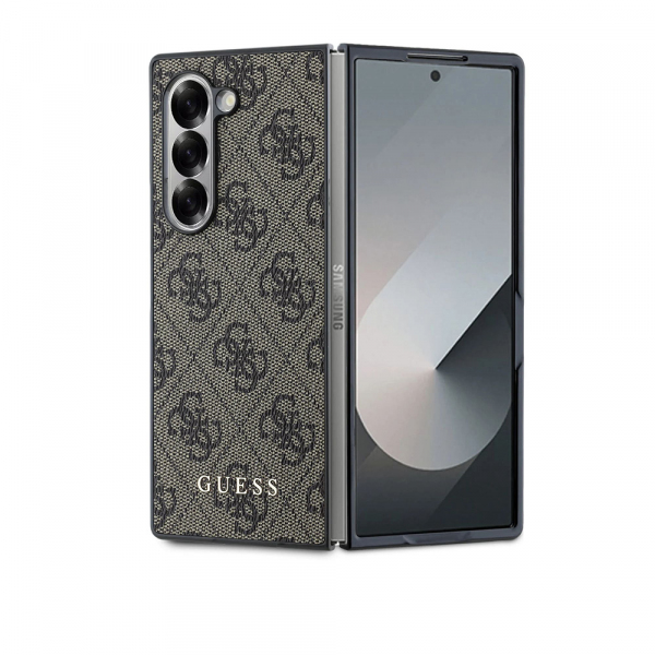 Husa pentru Samsung Galaxy Z Fold6 F956, Guess, 4G, Maro