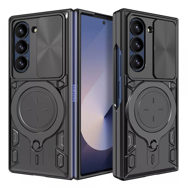 Husa pentru Samsung Galaxy Z Fold6 F956, Techsuit, CamGuard Pro, Neagra