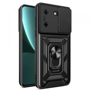 Husa pentru Tecno Pova 5 Pro, Techsuit, CamShield, Neagra