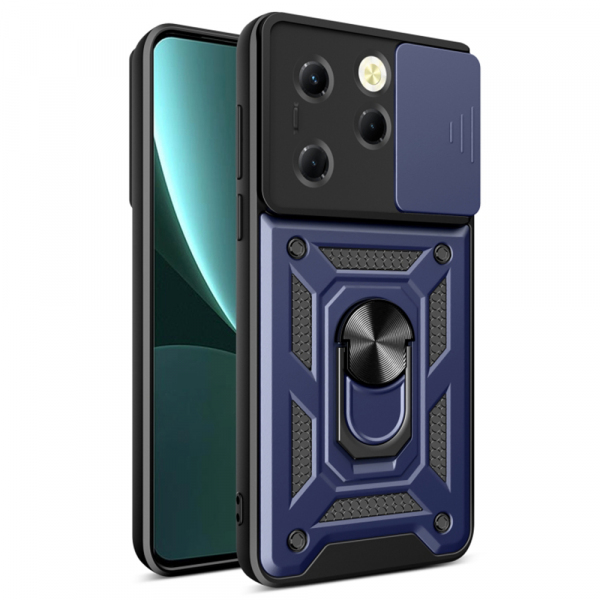 Husa pentru Tecno Spark 20 Pro / Infinix Hot 40 / Hot 40 Pro, Techsuit, CamShield, Albastra