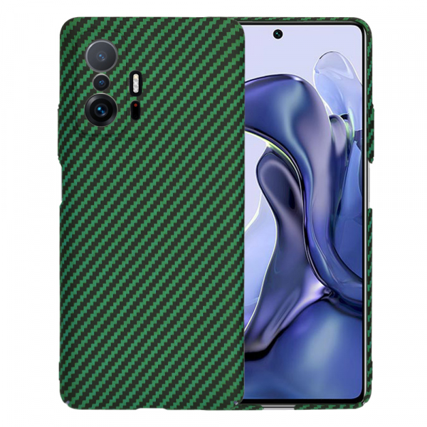 Husa pentru Xiaomi 11T / 11T Pro, Techsuit, Carbonite FiberShell, Verde