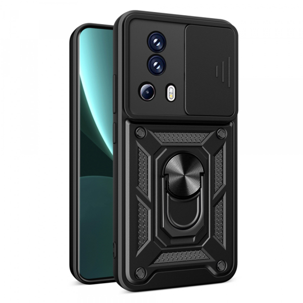 Husa pentru Xiaomi 13 Lite, Techsuit, CamShield, Neagra
