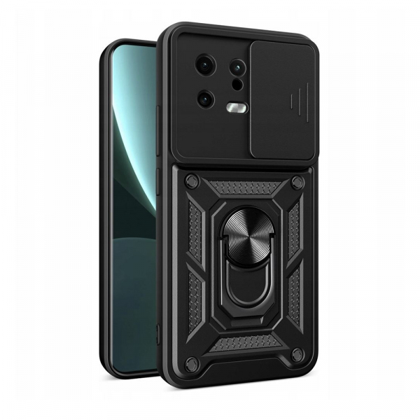 Husa pentru Xiaomi 13, Techsuit, CamShield, Neagra