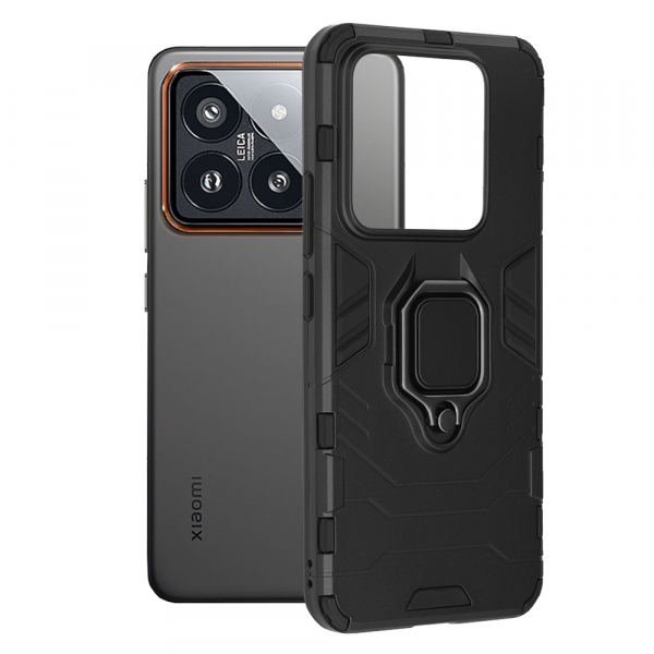 Husa pentru Xiaomi 14 Pro, Techsuit, Shield, Neagra