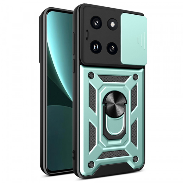 Husa pentru Xiaomi 14, Techsuit, CamShield, Verde