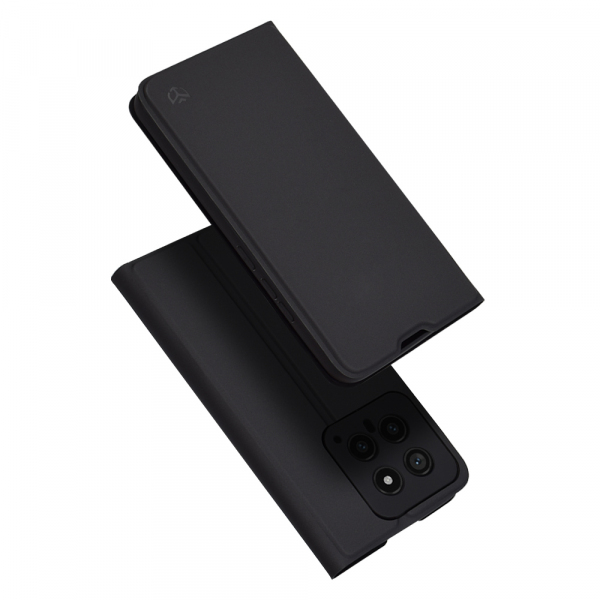 Husa pentru Xiaomi 14, Techsuit, Magskin Book, Neagra